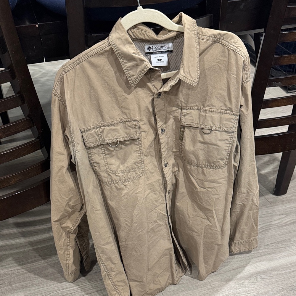 Columbia Men's Light Brown Shirt Jacket